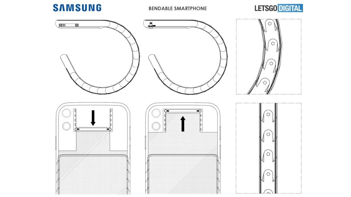 Samsung Galaxy flexible smartphone concept