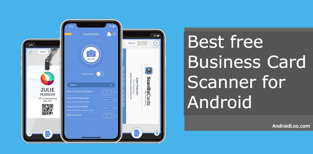 Best free Business Card Scanner for Android