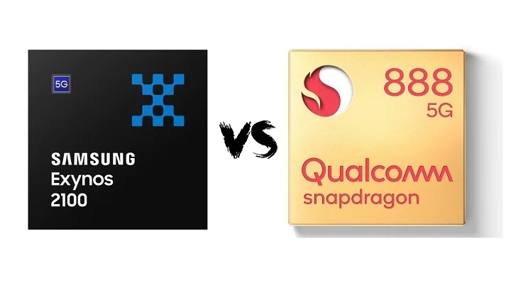 Samsung Exynos 2100 vs Snapdragon 888 : Result and Specs