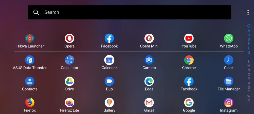 launcher apps support landscape mode