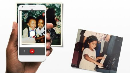 best way to scan old photo in smartphone