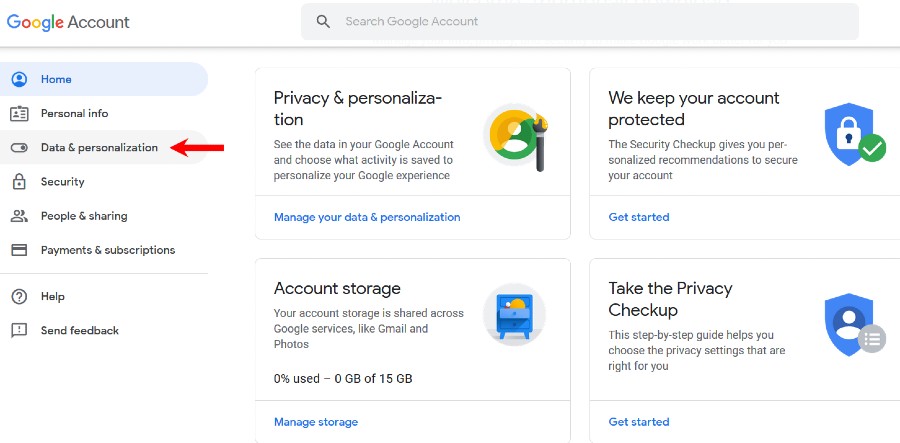 how to delete google account