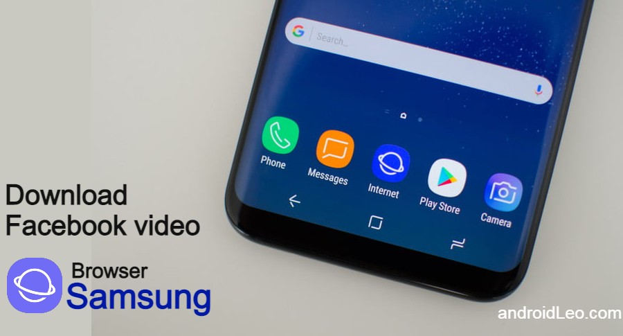 download facebook video in samsung browser