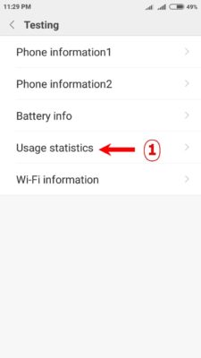 how to check recent used apps in xiaomi phones