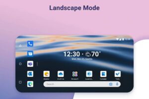 best android launcher apps support landscape mode