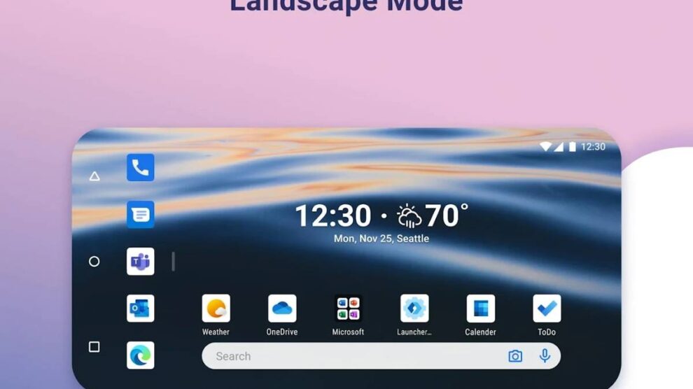 best android launcher apps support landscape mode