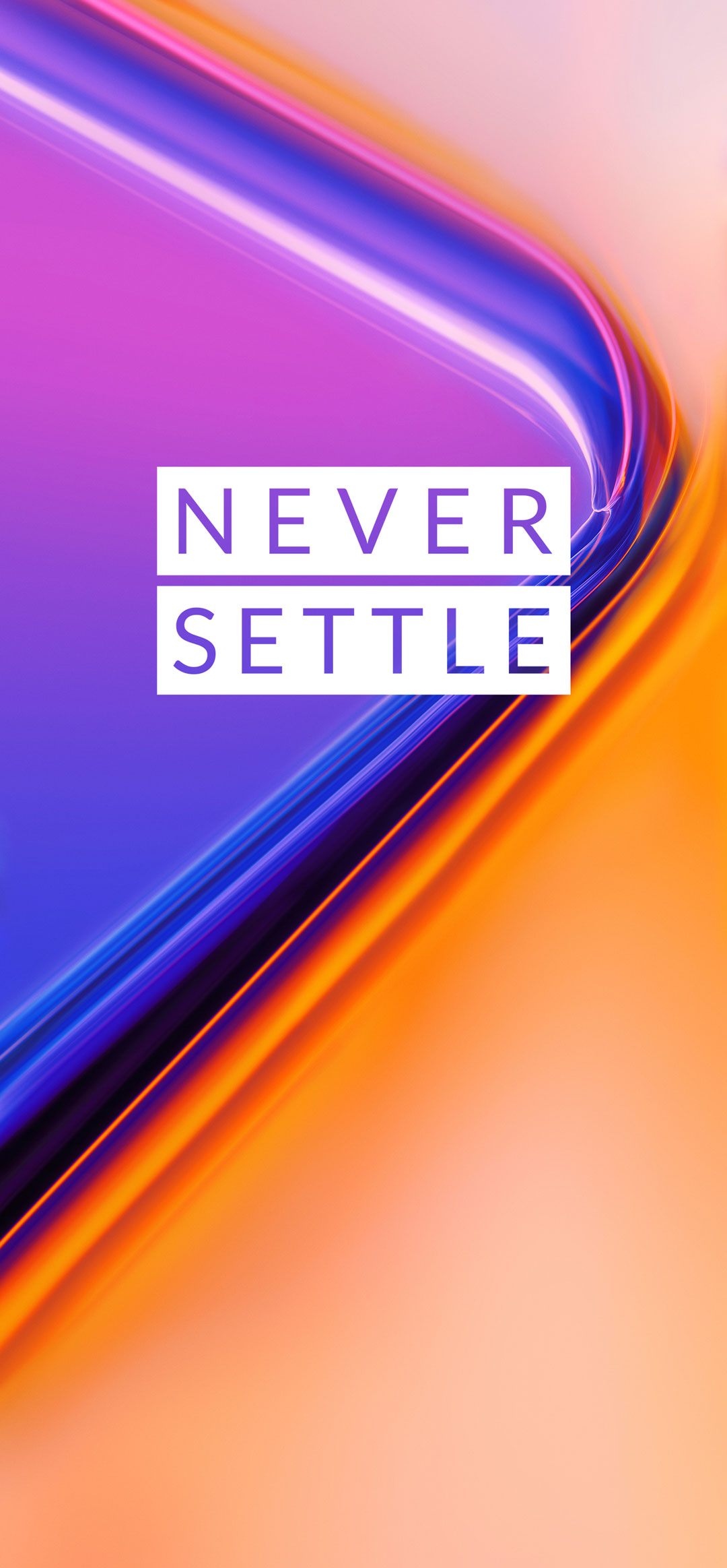 never settle wallpaper of oneplus 7 pro