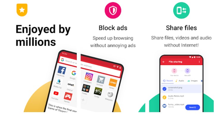 opera mini browser for android