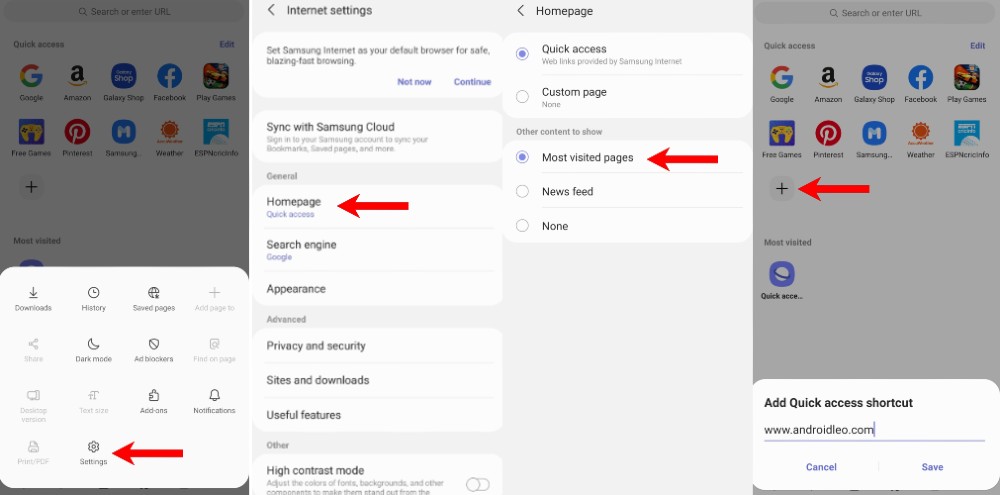 Samsung Internet Browser - Tips and Tricks on Android Phone - ANDROIDLEO
