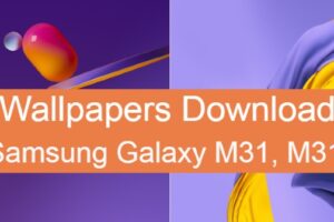 Samsung galaxy M31s stock wallpapers
