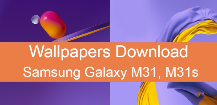 Samsung galaxy M31s stock wallpapers